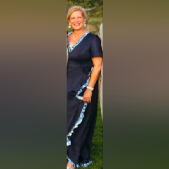 Elegantly Enhanced & Customized by a Courier-Dress-Designer - Mother of Groom - Picture 6 of 15